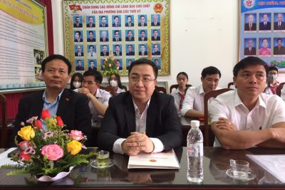 Trường THCS Đặng Xuân Khu tổ chức Lễ đón nhận Tượng Tổng bí thư Trường Chinh