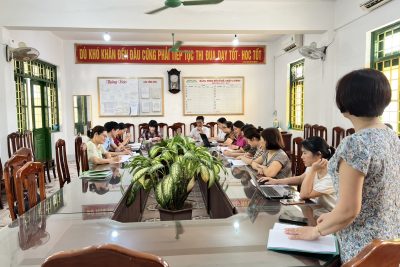 Sinh hoạt chuyên môn lần II, tháng 4 năm 2024