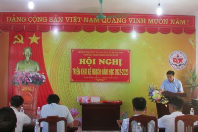 Tổ chức hội nghị triển khai nhiệm vụ năm học 2022-2023