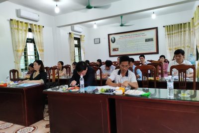 PHÒNG GD&ĐT KIỂM TRA  THỰC HIỆN NHIỆM VỤ NĂM HỌC 2022-2023 TẠI TRƯỜNG THCS ĐẶNG XUÂN KHU