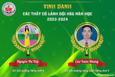 NHỮNG BÔNG HOA THÁNG TƯ DƯỚI MÁI TRƯỜNG MANG TÊN TỔNG BÍ THƯ TRƯỜNG CHINH – THCS ĐẶNG XUÂN KHU