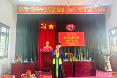 Đại hội chi bộ 18, Trường THCS Đặng Xuân Khu thành công tốt đẹp